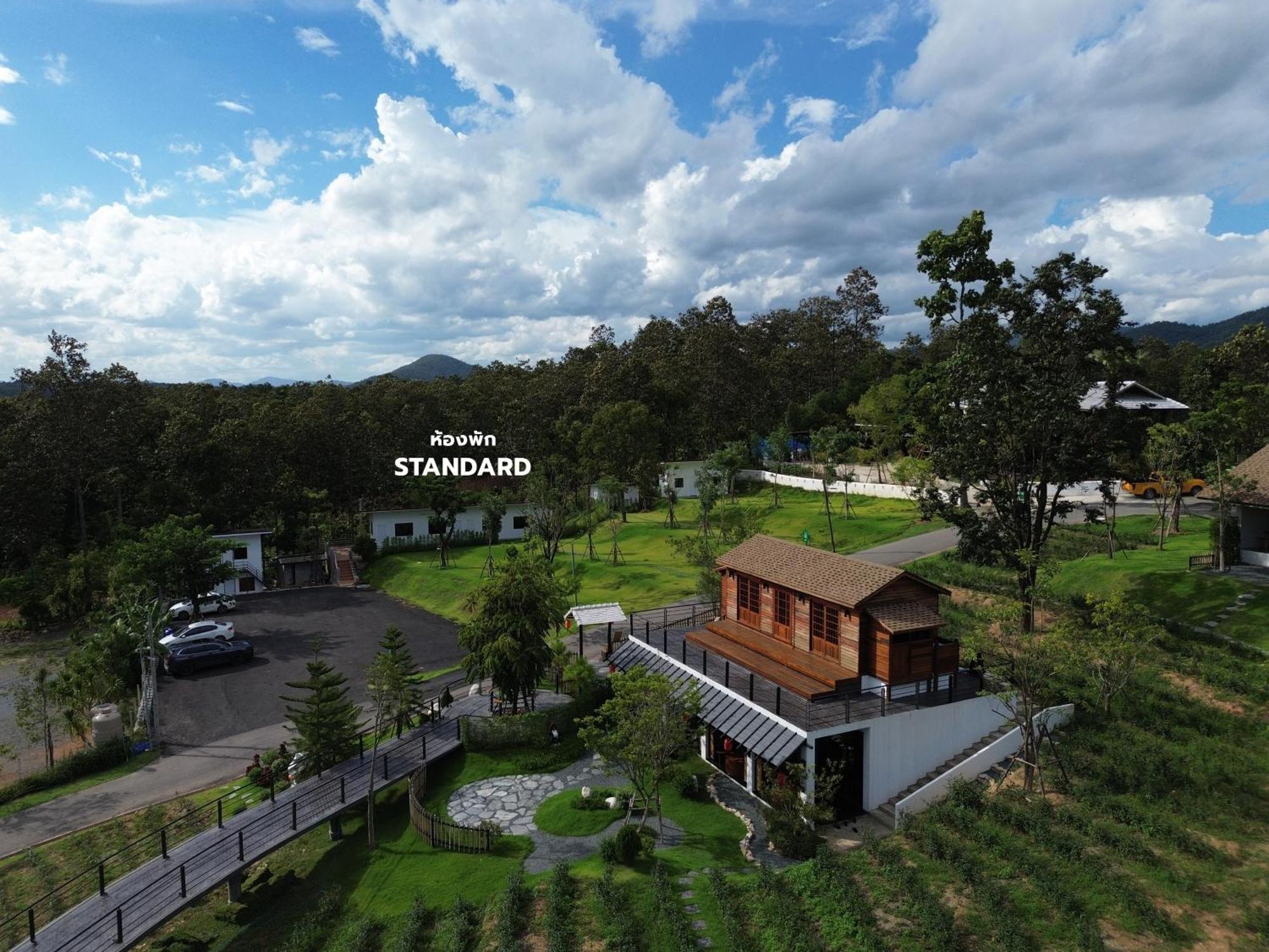 Passa ผัสสะ Tea Plantation @Mae On Hotel Ban Huai Kaeo Bagian luar foto